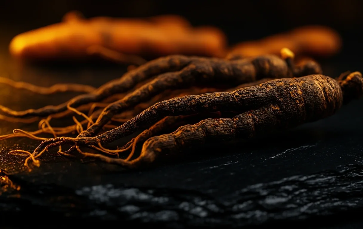 Botanical textures reflecting the essence of natural capsules for strength and vitality